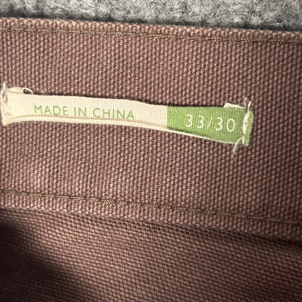 Sid Mashburn Mens Brown 33x30 Cotton Canvas 5-Pocket Pants Button Fly - Picture 4 of 12